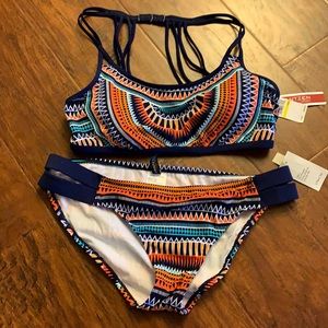 Jantzen swimming suit set NWT top M, bottom L